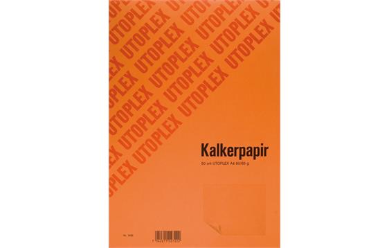 204432  1435 Kalkerpapir Utoplex A4 65 gr 50 bl 